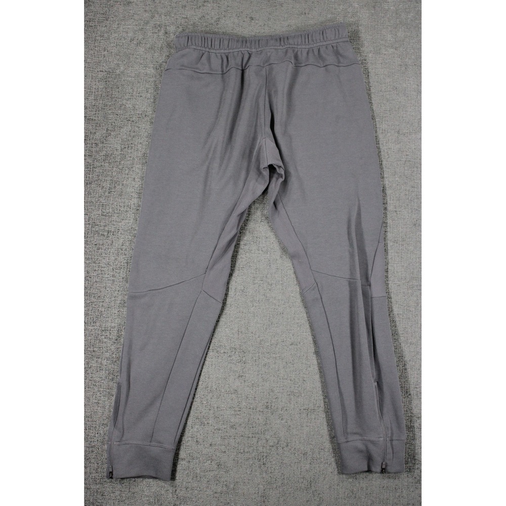 Nike Dri-FIT Mens Training Pants Gray Swoosh Logo Athletic Joggers Large - Picture 10 of 16